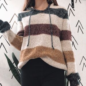 Forever 21 Sweater with Hood! Cozy and cute ☺️